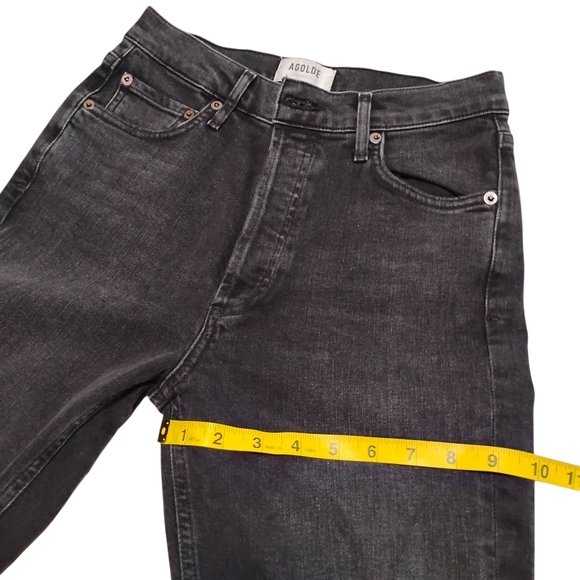 ✨HOST PICK✨AGOLDE | Nico in Cassette Black | Grunge Punk Distressed Jean | 26 - Picture 12 of 16